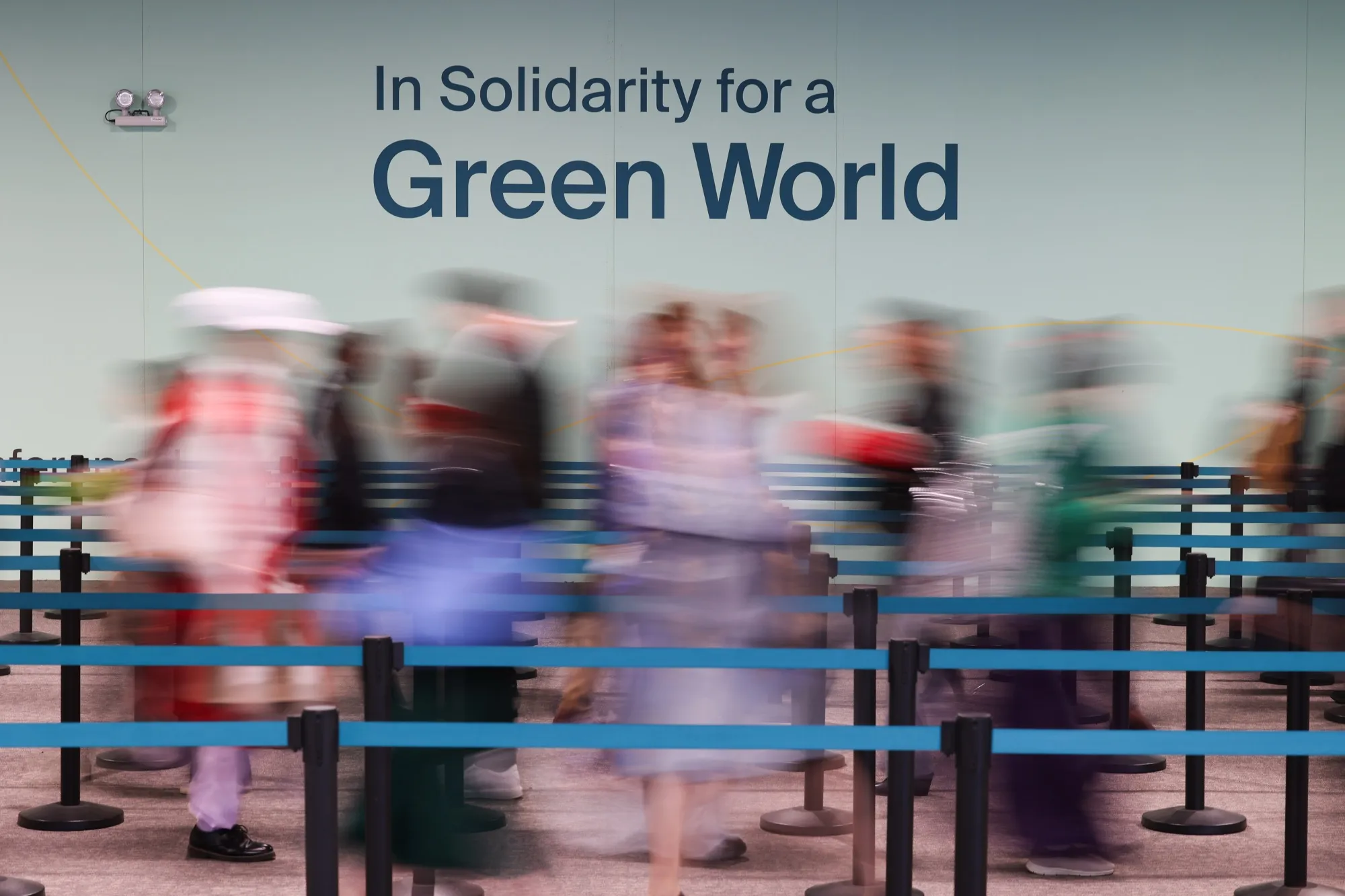 Attendees at the COP29 climate conference in Baku, Azerbaijan. The United Nations climate change conference, COP29, runs through Nov. 22.