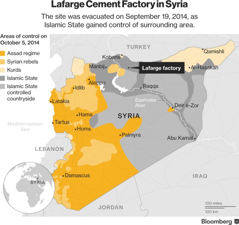 LafargeHolcim chief executive to step down over Syria controversy