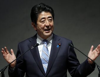relates to Japanese Stocks Rise as Abe Prepares to Call Election
