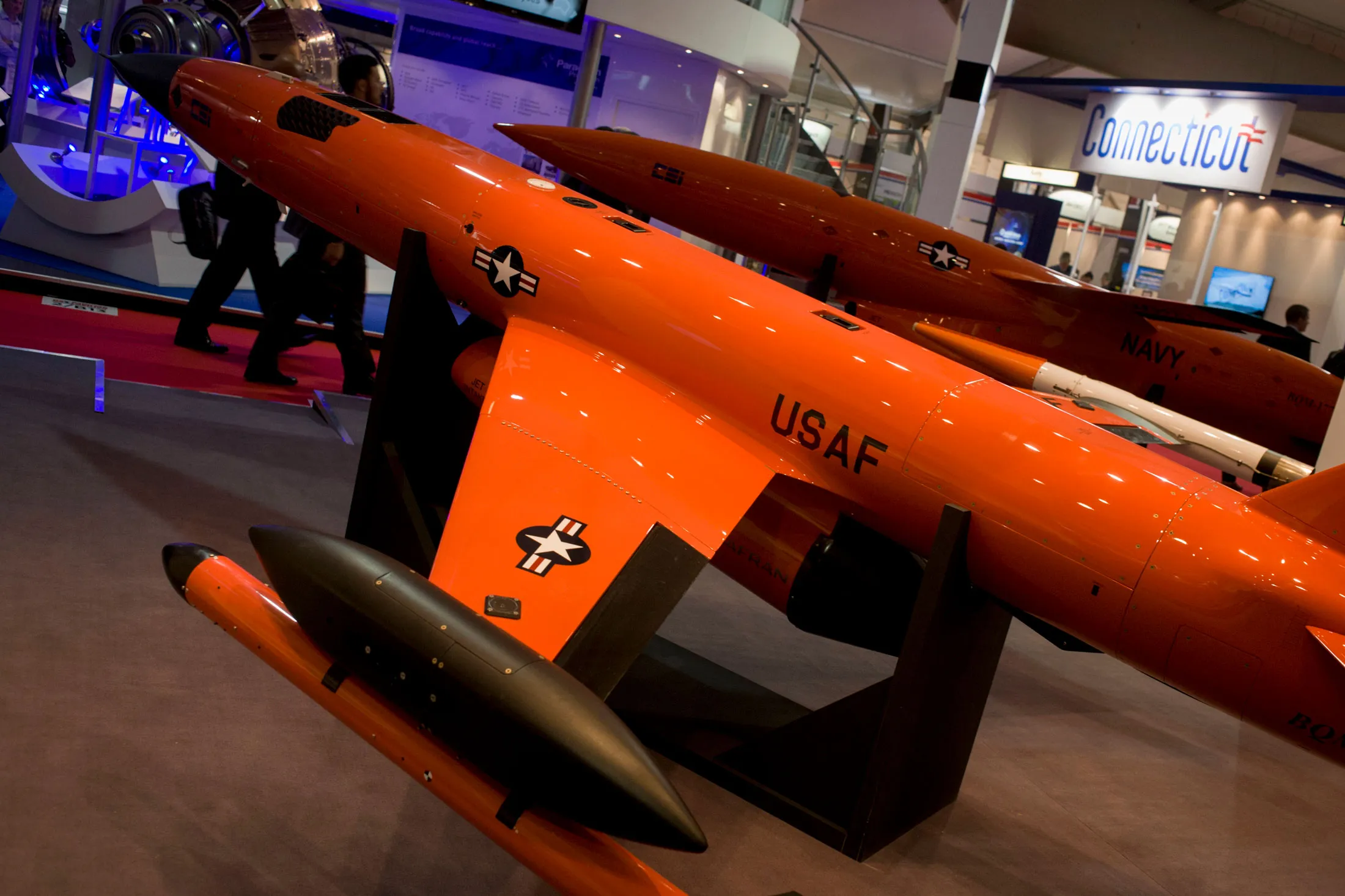 A Kratos MQM-178 Firejet drone.
