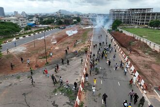 TOPSHOT-NIGERIA-POLITICS-UNREST