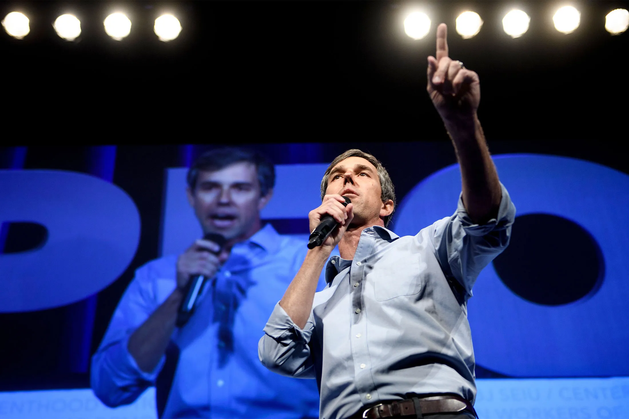 Beto O’Rourke speaks during the "We the People" gathering in Washington, D.C. on April 1.  