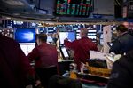 Trading On The Floor Of The NYSE While Stocks Break Lower As China Trade Tension Lingers