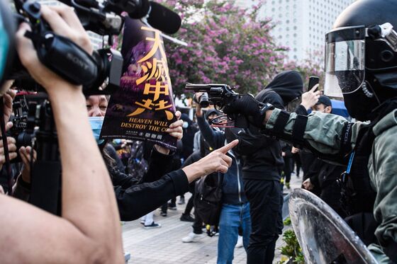 Hong Kong Protests Ease After Weekend of Arrests, Scuffles