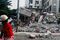 A destroyed building following the earthquake, in Mandalay, Maynamar, on March 28.