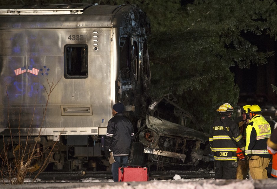A Metro-North commuter train slammed into an SUV during the evening rush on Feb. 3 in Westchester, New York, killing 7.