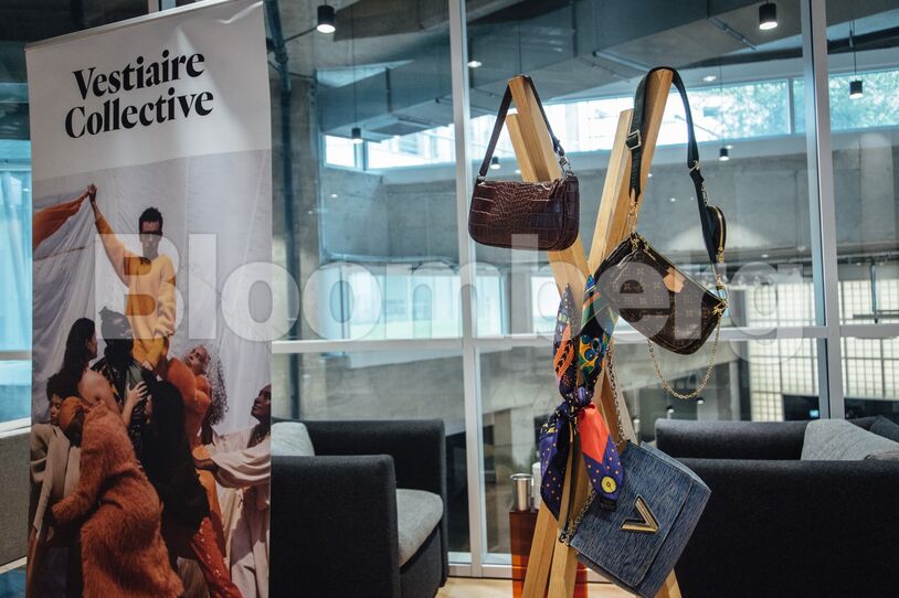 France's Digital Minister Cedric O Visits Sustainable Luxury Fashion Retailer Vestiaire Collective