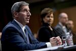 Joe Simons speaks during a Senate Commerce, Science and Transportation Committee confirmation hearing in Washington, D.C. on Feb. 14, 2018.
