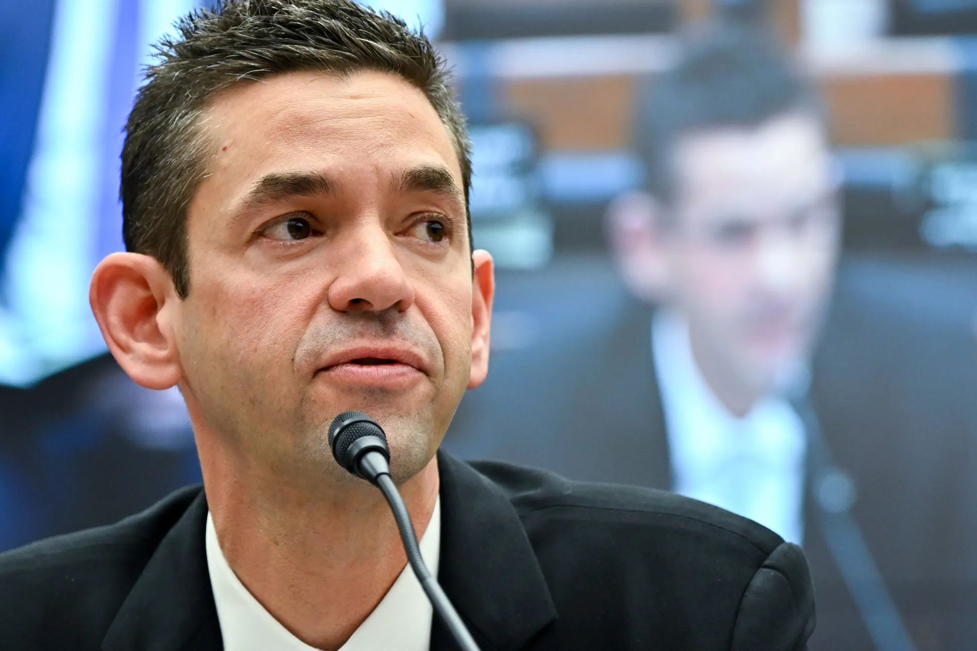 NASA Administrator Jared Isaacman during a House Science, Space, And Technology Committee hearing on April 22.