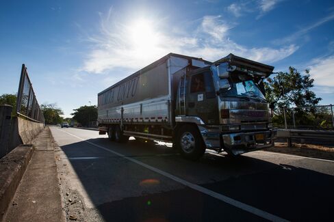 Trucks Oust Buffalo as Aquino’s $6.5 Billion Adds Roads