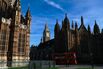 The Elizabeth Tower in the Westminster district of London. 