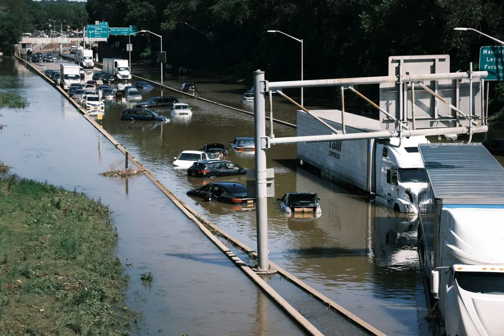 Hurricane Ida made the Major Deegan a river again.