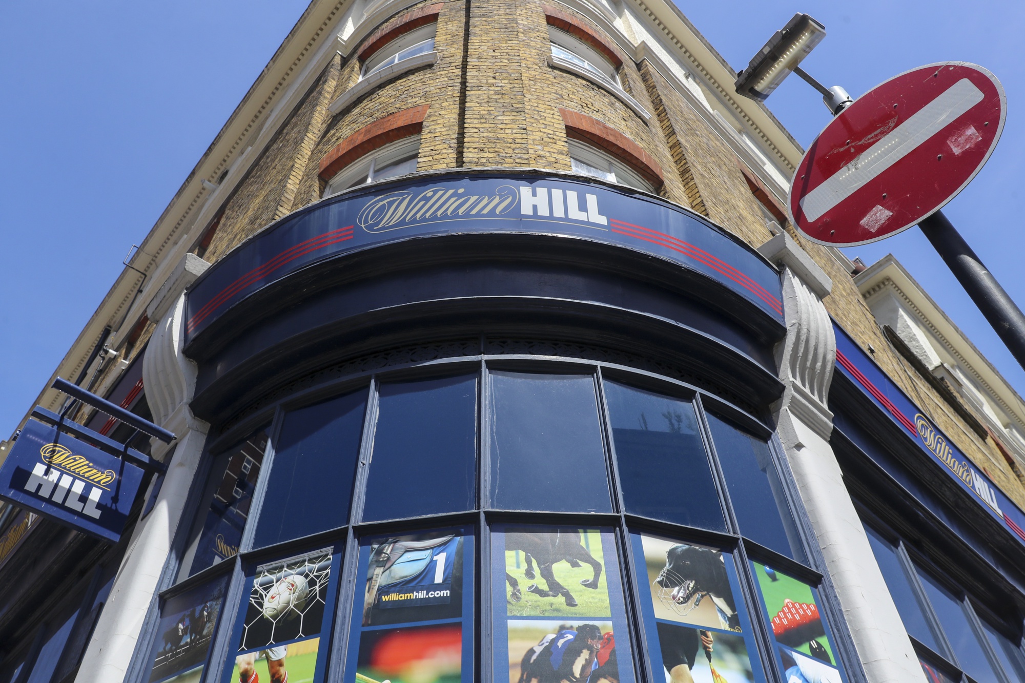 A William Hill betting shop in London.