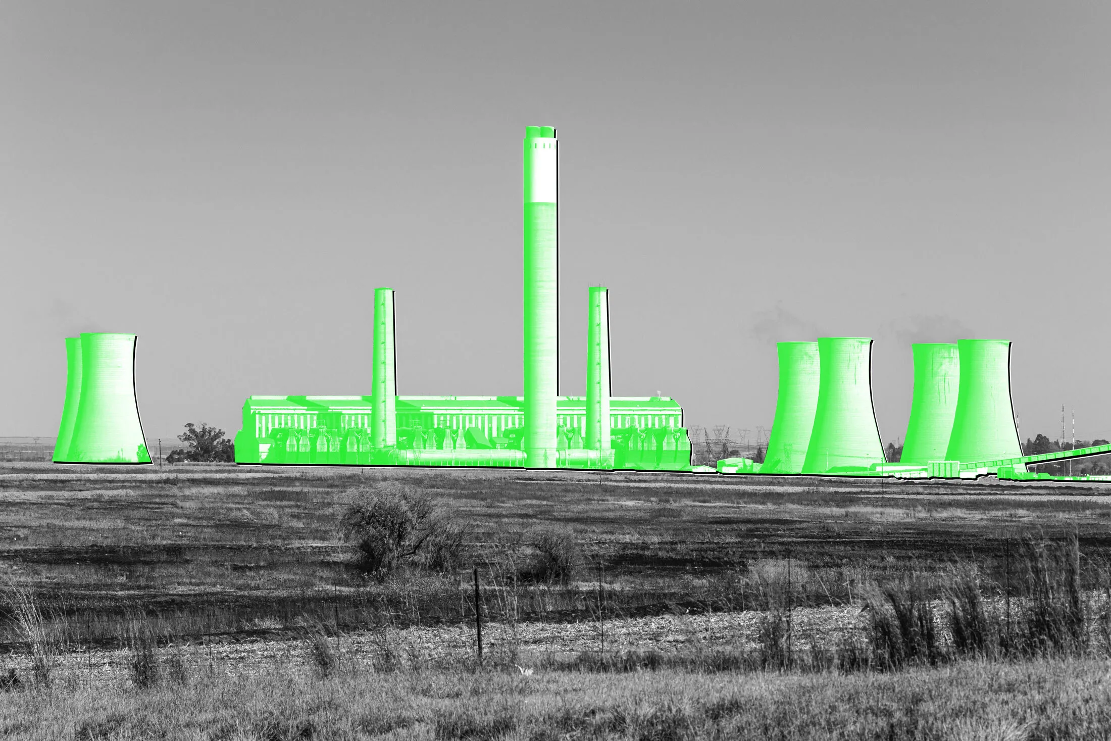 The Komati Power Station, due to be decommissioned in the next two years.