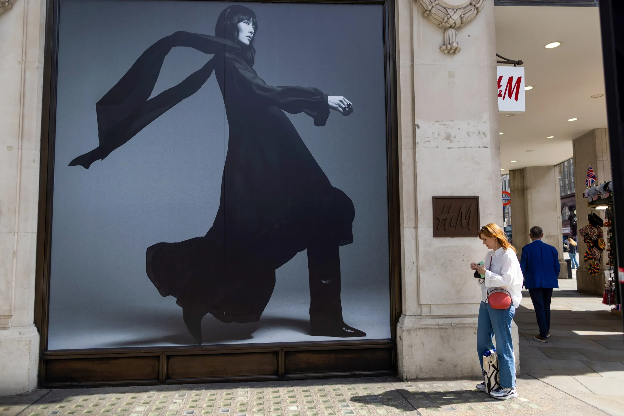 A Hennes &amp; Mauritz store in London.
