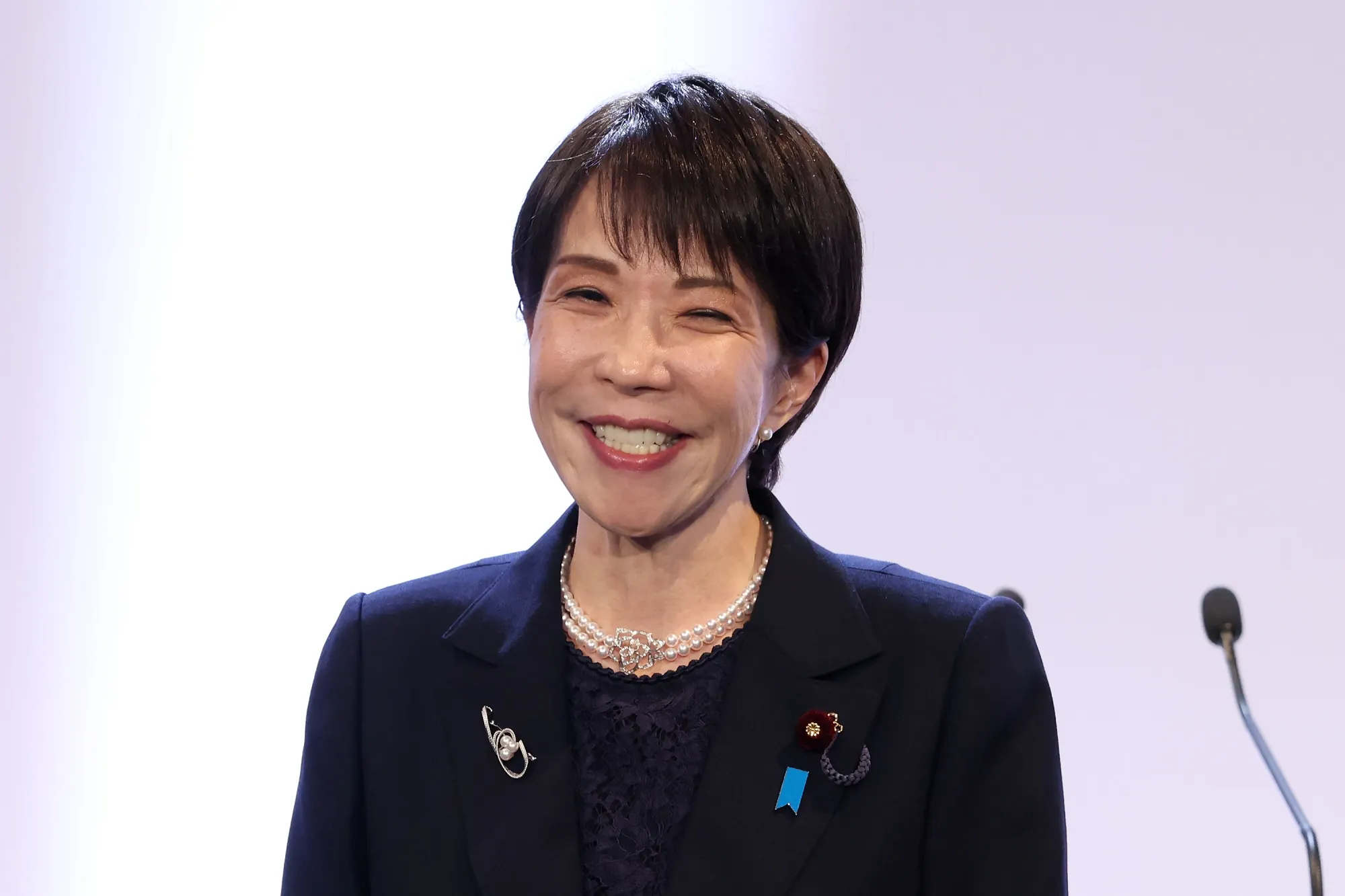 Japan's Prime Minister Sanae Takaichi at Liberal Democratic Party's Annual Convention