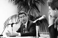Dr. Anthony Fauci at AIDS conference in S.F., CA, 1989