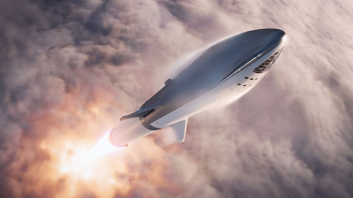 Space Tourism: Musk's SpaceX, Blue Origin, Virgin Race to Moon - Bloomberg