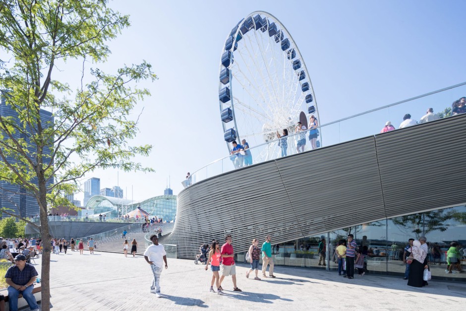 The Wave Wall, a 500-foot-long plinth at Chicago's Navy Pier, resulted in a dramatic transformation of the popular urban space.