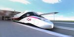 A rendering of Alstom's Avelia Horizon, also known as the TGV 2020.