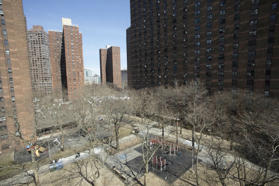 The New York City Housing Authority's John Haynes Holmes Towers.