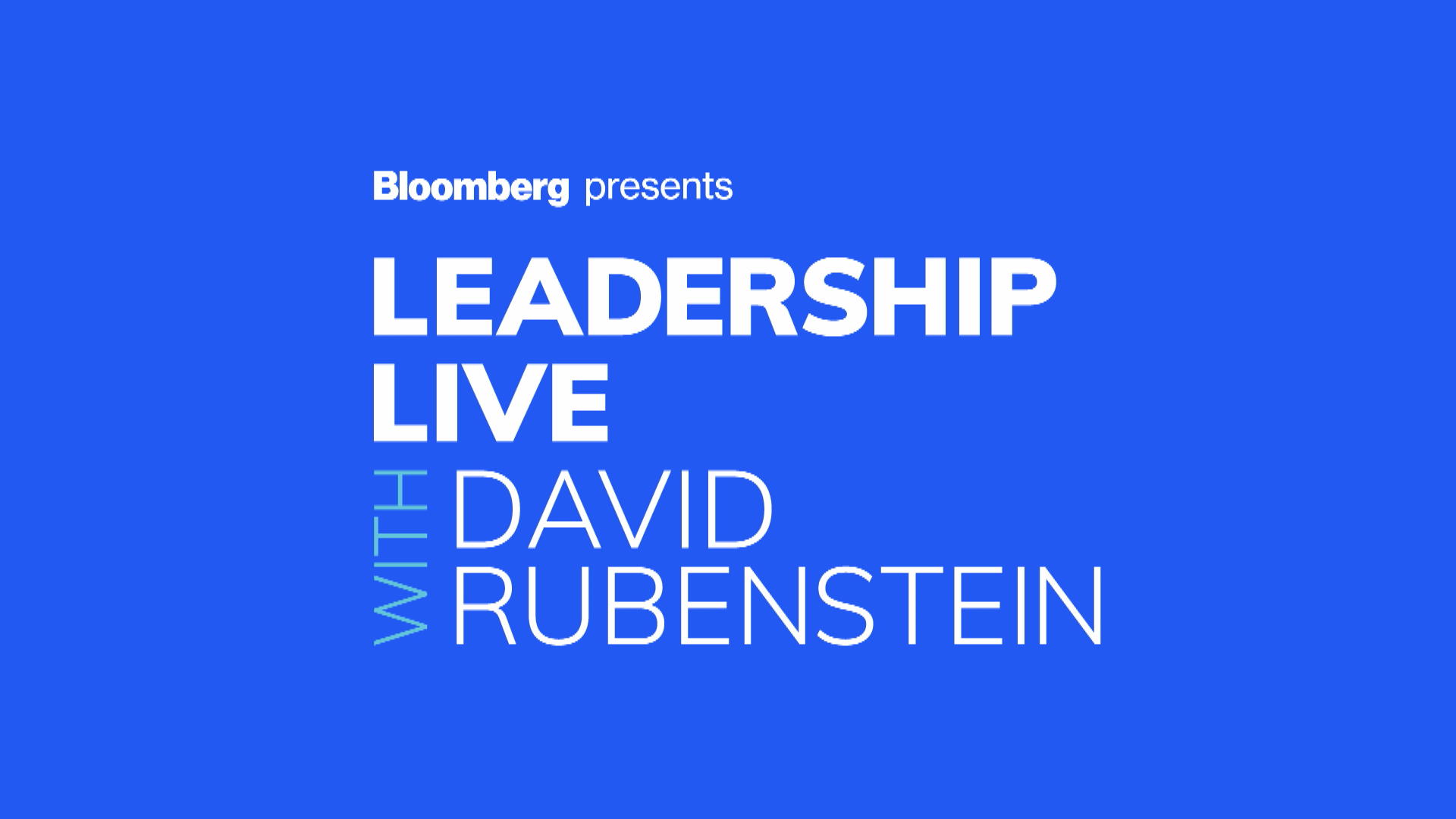 Leadership Live With David Rubenstein Moderna Ceo Stephane Bancel