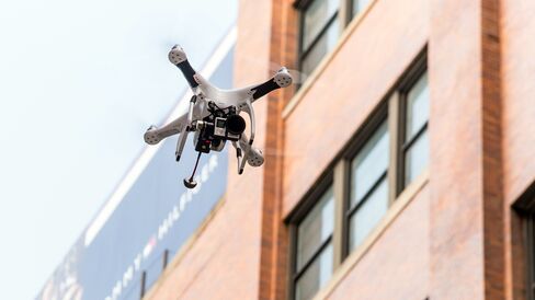 Drone at Fashion Week in NYC