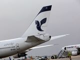 Iran Air passenger jets.