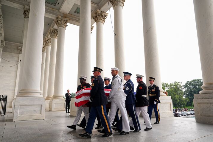 Services Held For Late Republican South Carolina Senator Lindsey Graham Funeral