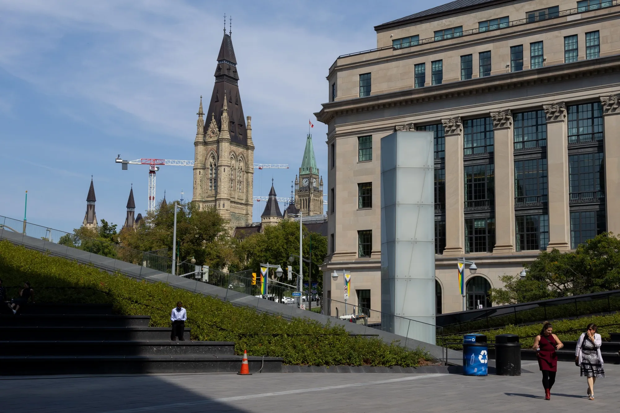 Parliament Hill in Ottawa.