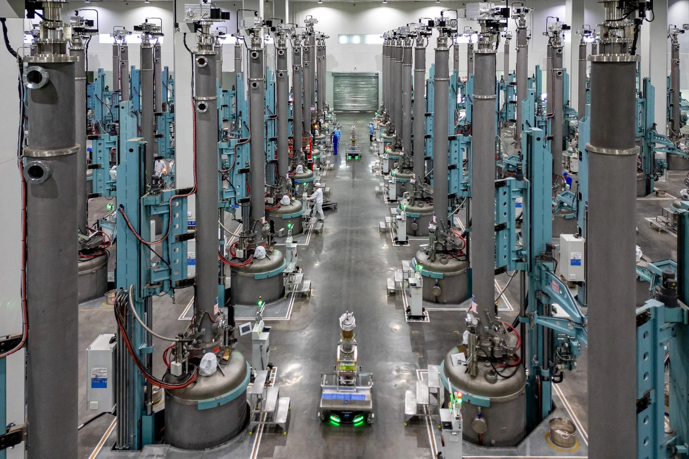 The GCL Technology production plant in Xuzhou, China, on July 2.