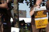 UPS Workers And Teamsters Union Hold Practice Picket