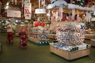 Ornaments for sale at Bronner's Christmas Wonderland.