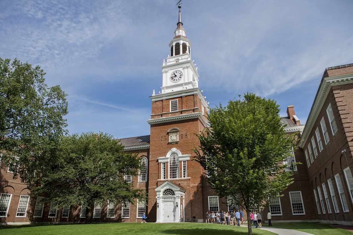 Dartmouth College Posts 47 Return as U.S. College Endowments Soar