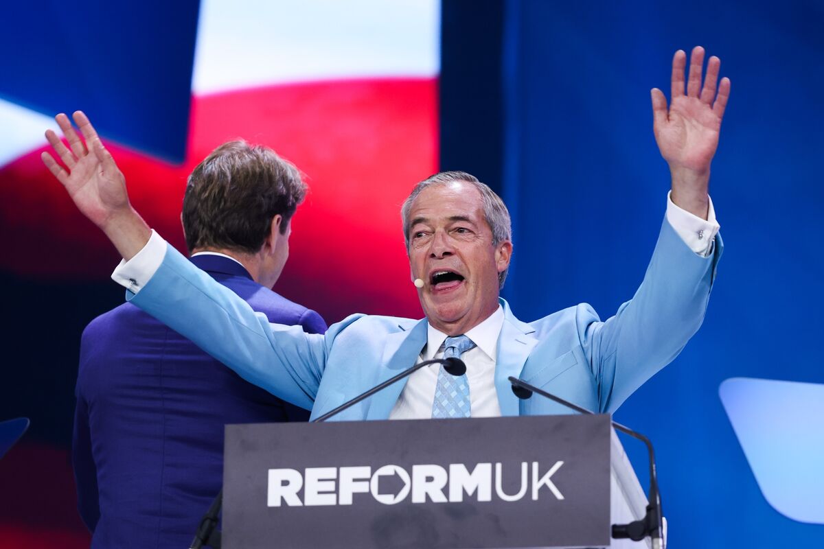 Farage’s Reform UK Holds Up in Polls After Donations Sting