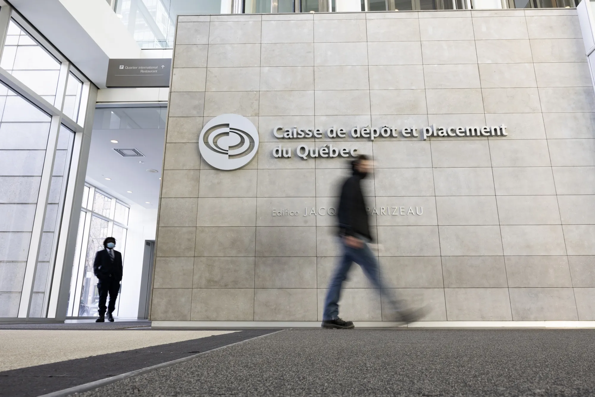 The Caisse de Depot et Placement du Quebec (CDPQ) headquarters in Montreal, Quebec, Canada, on Thursday, Feb. 24, 2022. CDPQ&nbsp;is exploring the sale of as much as $2 billion of private equity assets in the secondary market to free up cash for other investments, according to people familiar with the matter.&nbsp;