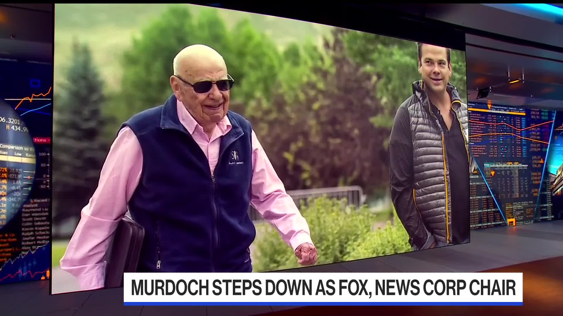 Watch Rupert Murdoch Steps Down at Fox, News Corp - Bloomberg