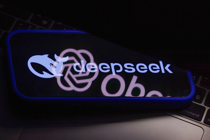 OpenAI, DeepSeek And ChatGPT Artificial Intelligence Illustrations