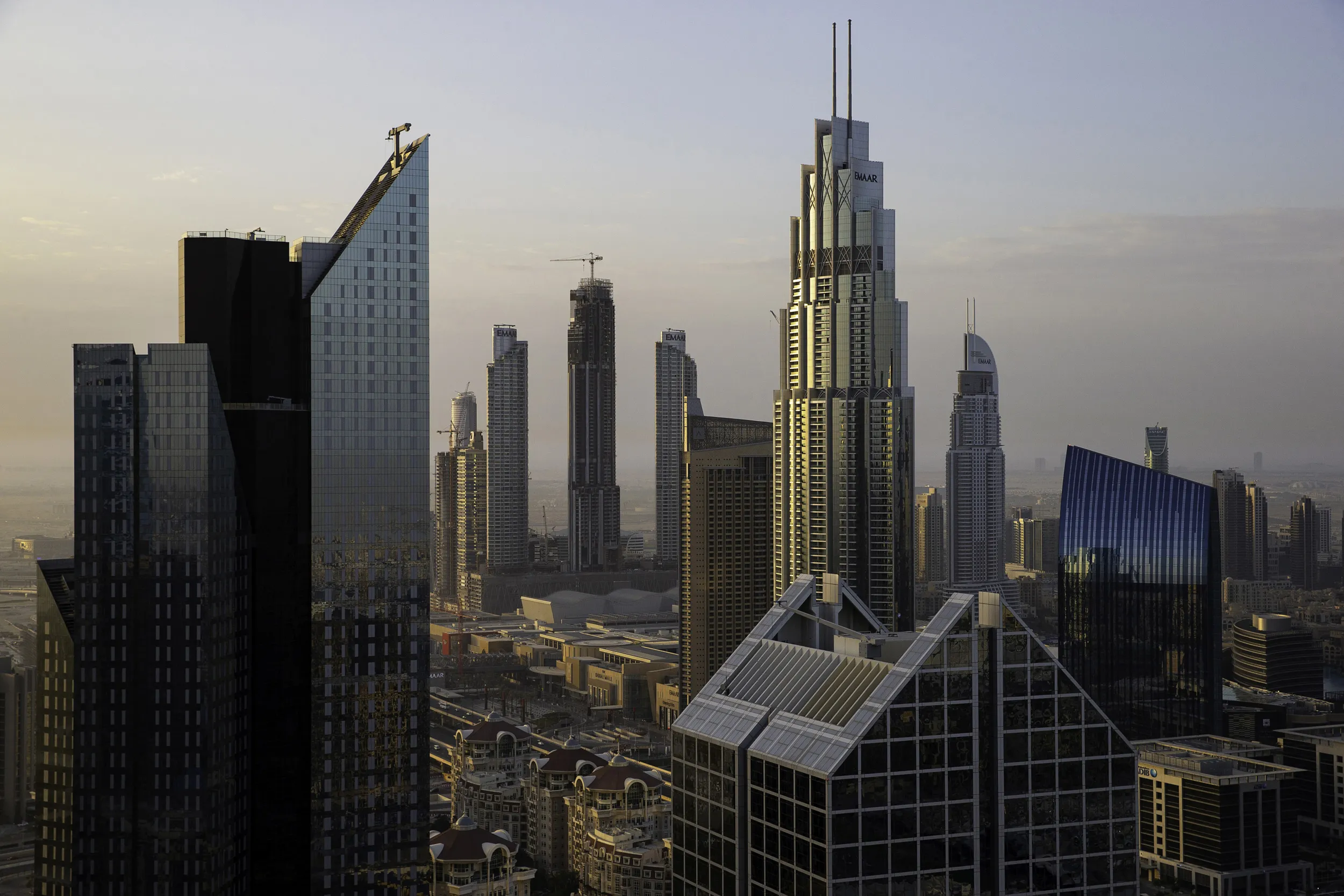 Dubai Real Estate And City Skyline As Gulf Economies Slow Down
