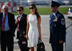 Not a mistake: Hope Hicks arrives in Ohio.