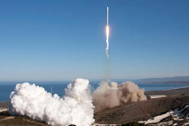 Liftoff of the upgraded Falcon 9 on Sept. 29
