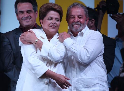 Dilma Rousseff and Luiz Inacio Lula Da Silva