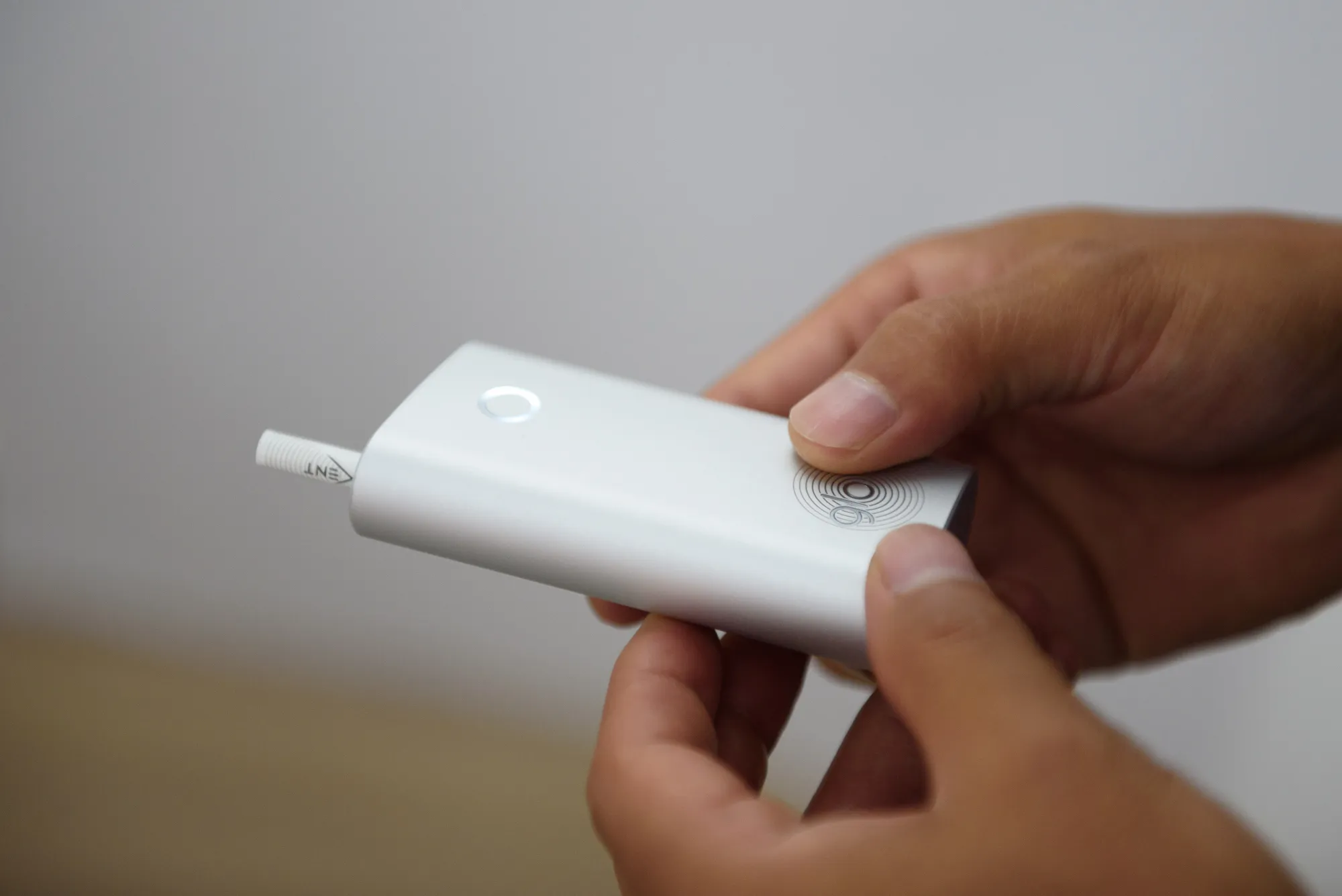 A Glo heated tobacco device.