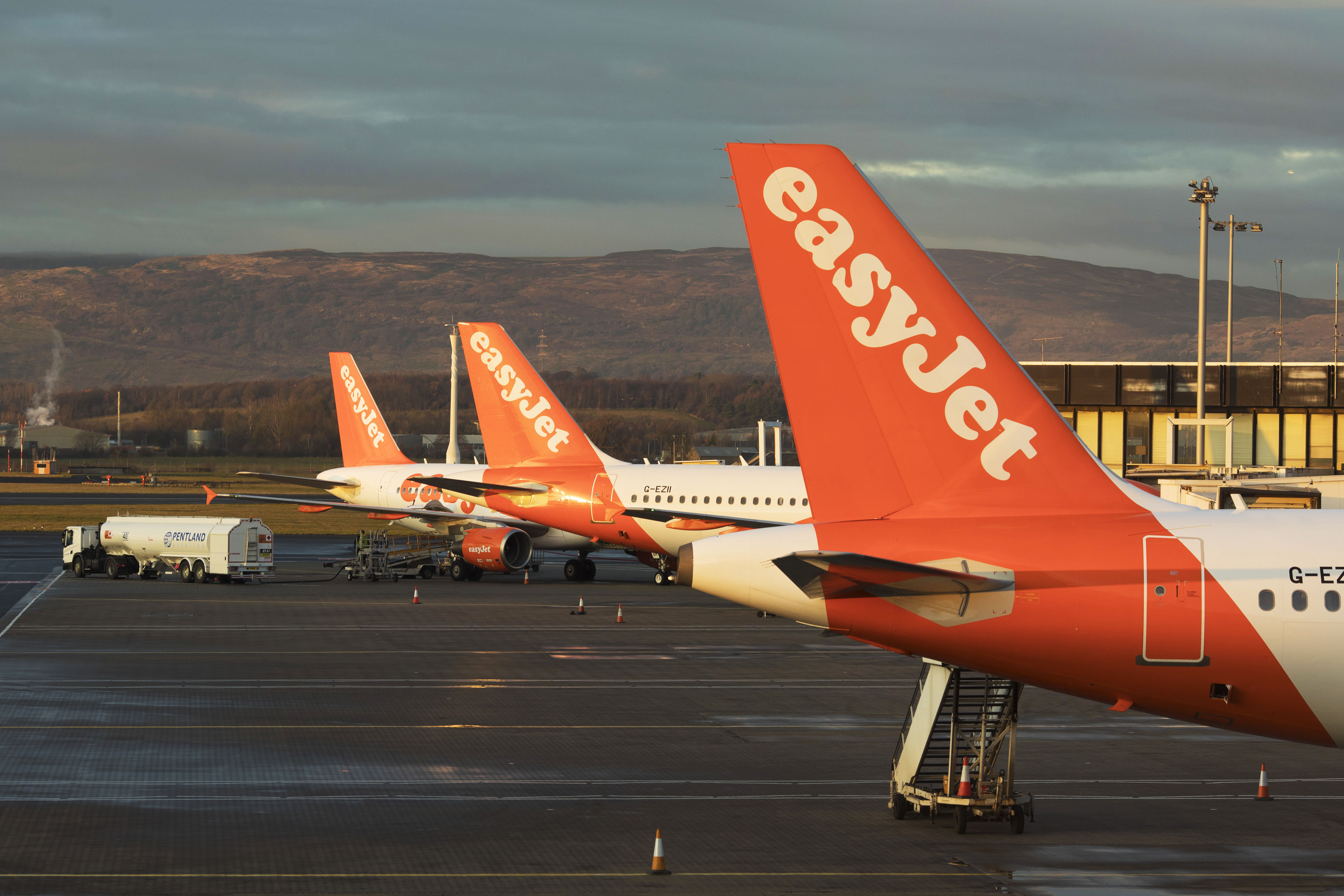 Easyjet Plc Aircraft as European Airlines Hone Response to Emissions Onslaught