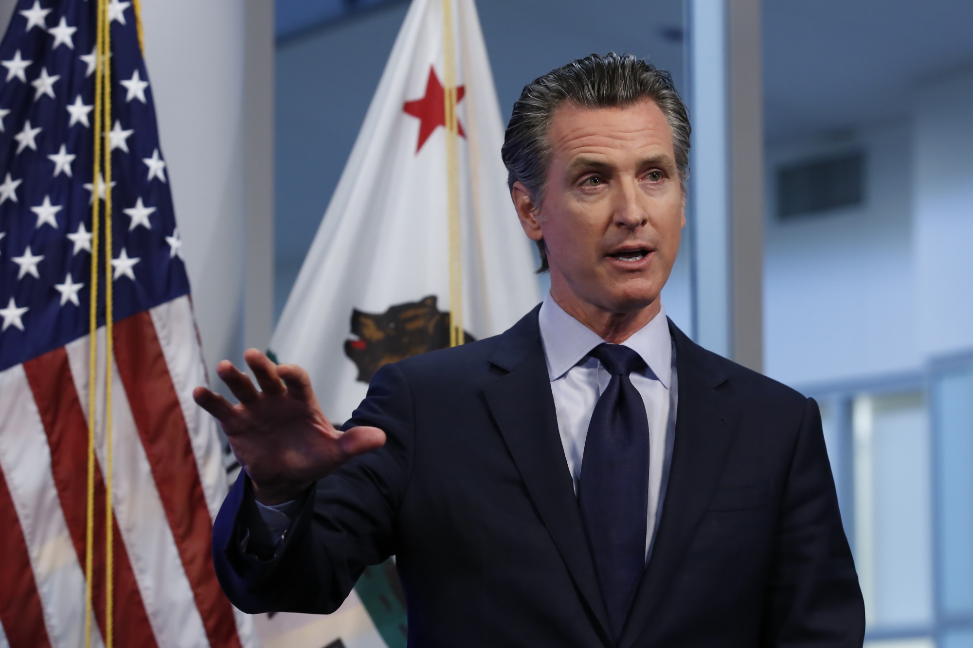 Newsom’s Budget Taps Reserves Even As California Rolls In Cash - Bloomberg