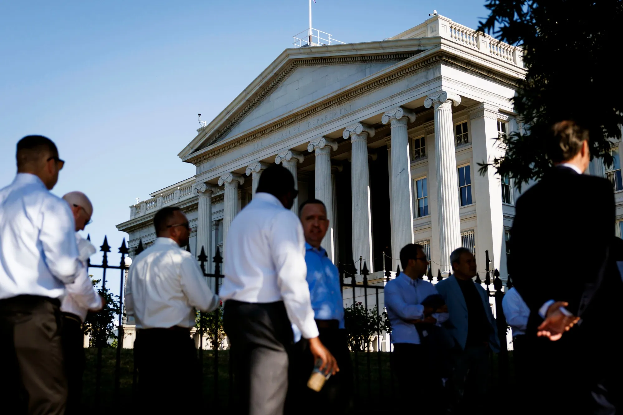 The US Treasury Department in Washington.