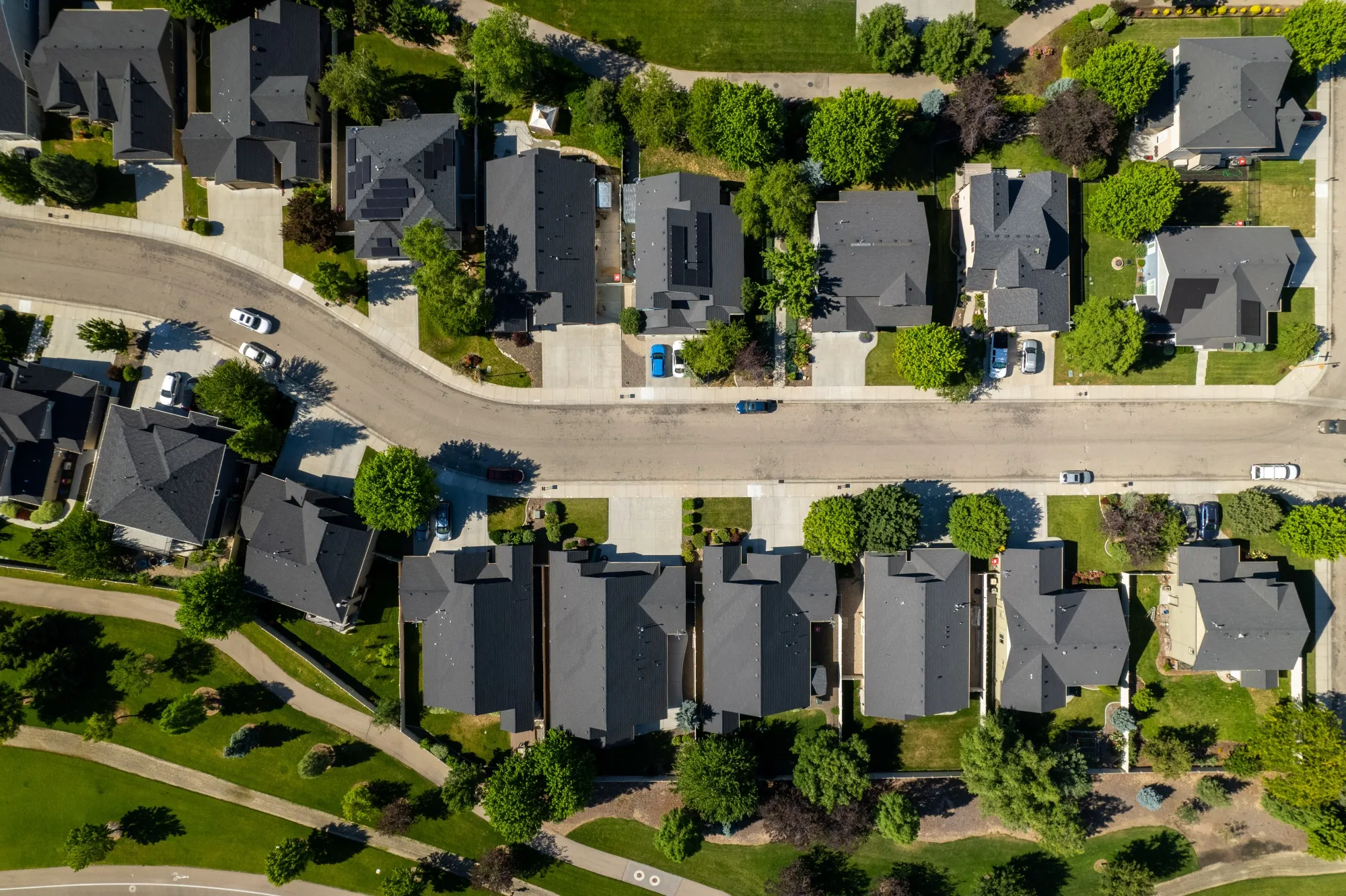 Houses in Meridian, Idaho.