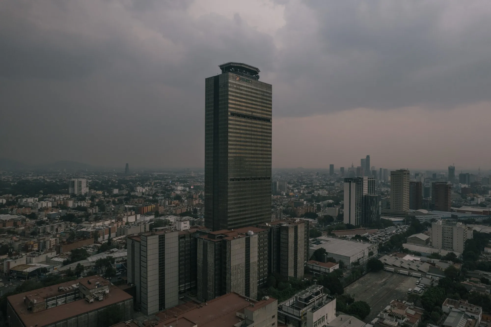 The Petroleos Mexicanos headquarters in Mexico City.