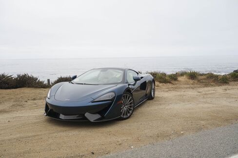 The 2017 McLaren 570GT is kind of like a hatchback targa with its glass-roof top.