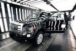 A new 2014 Ford F-150 truck goes through a quality control inspection after undergoing assembly at the Ford Dearborn Truck Plant on June 13